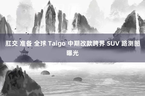 肛交 准备 全球 Taigo 中期改款跨界 SUV 路测图曝光